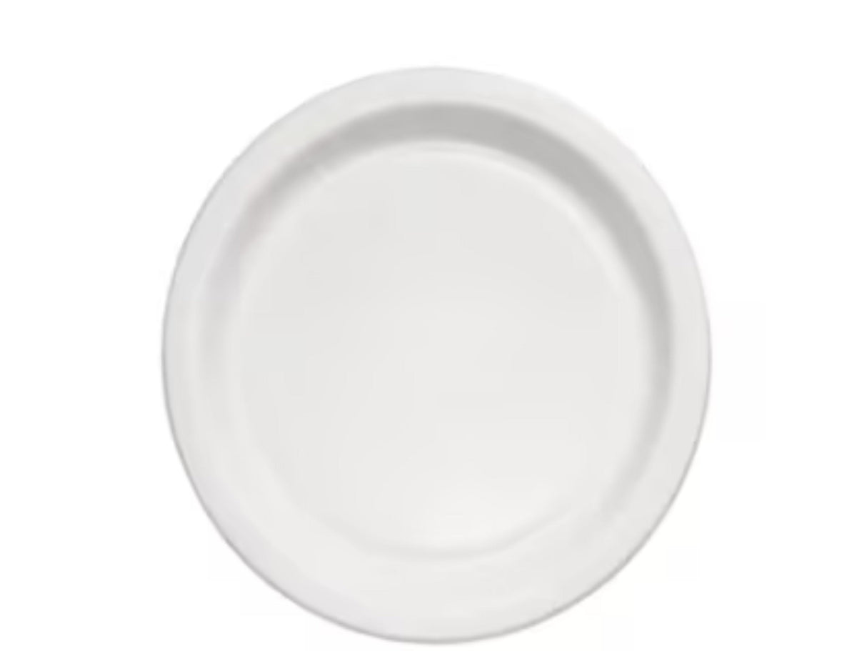 Paper Plates Coated White Freezer Safe 8.5*0.7 500/Case - Albert's Distribution