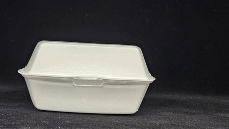 Styrofoam Hinged Clamshell 6*6*2.75 500/Case - Albert's Produce LLC DBA Albert's Distribution