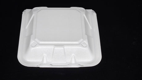 Styrofoam Hinged Clamshell 8*8*2.75 1 Compartment 150/Case - Albert's Produce LLC DBA Albert's Distribution