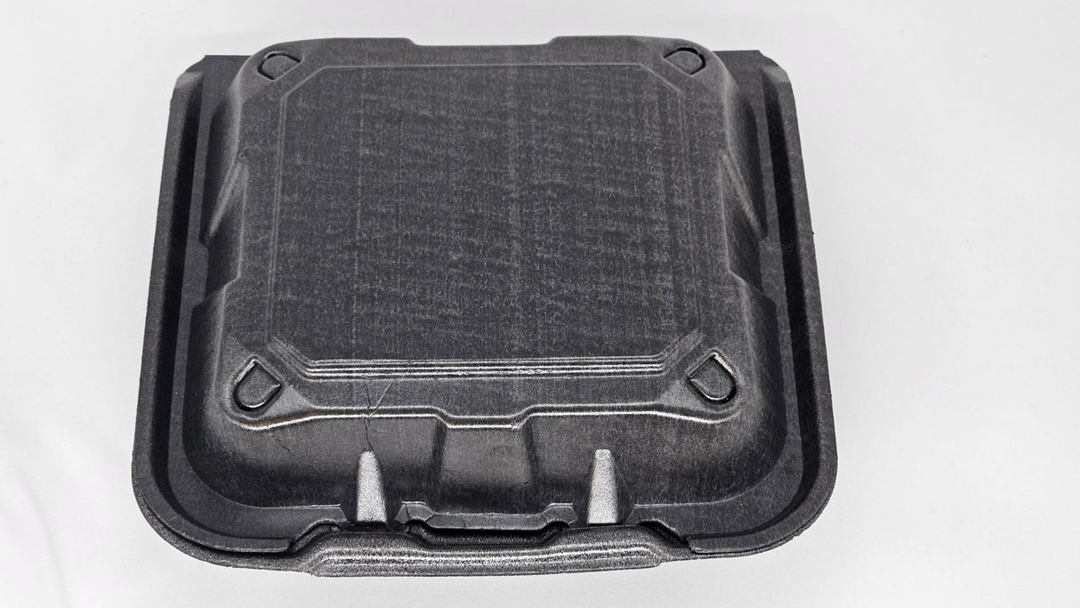 Styrofoam Hinged Clamshell 9*9*2.75 3 Compartment 150/Case - Albert's Produce LLC DBA Albert's Distribution