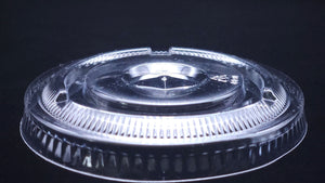 24oz Clear PET Cup Flat Lid Slotted 98mm 1000/Case