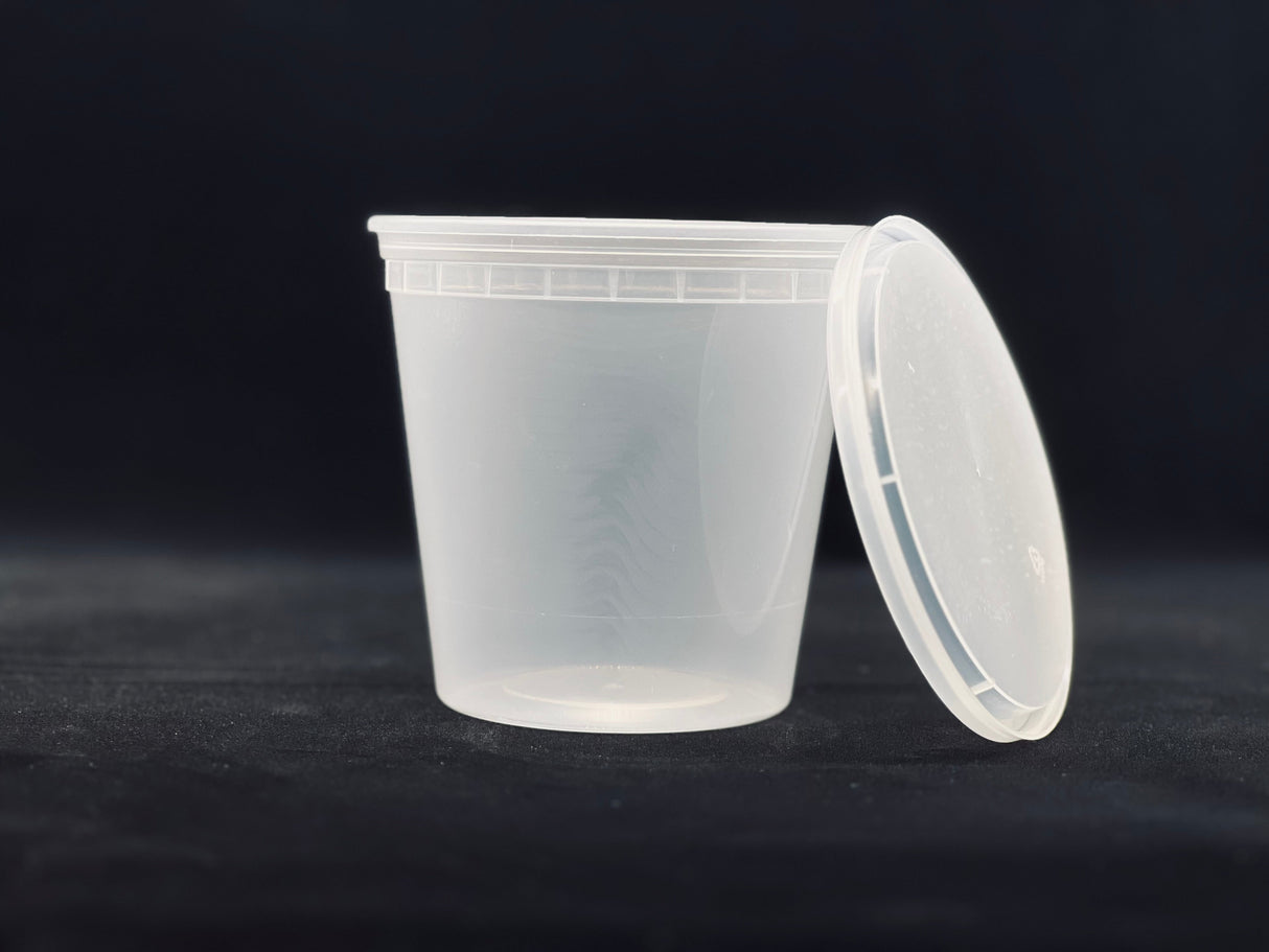 Deli Container/Lid - 24oz. 240/Case (Albert's) - Albert's Distribution