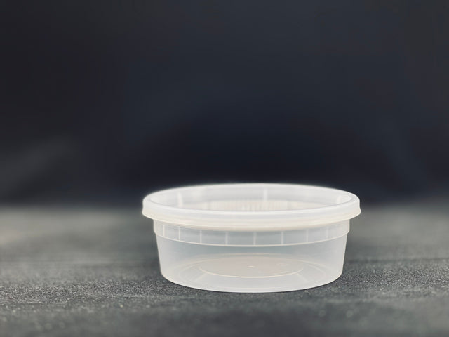 Deli Container/Lid - 8oz. 240/Case (Albert's) - Albert's Distribution