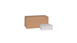 Dispenser Napkins 12x13 in 5x6.5 in White Paper Masterfold 1/6 embossed 6000/Case