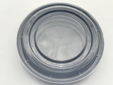 Plastic Round Bowl/Lid - 7 3/4" Round 24oz. 150/Case - Albert's Distribution