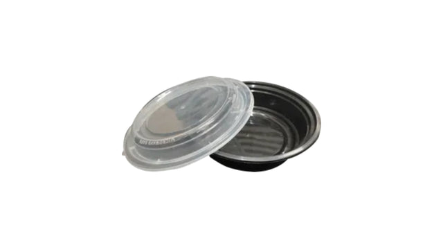 Round Bowl Black 16 oz Microwave Safe 150/case - Albert's Distribution