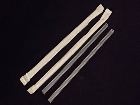 Straw Straight - End Single Paper wrapped 7" 3/4 5000/Case - Albert's Distribution